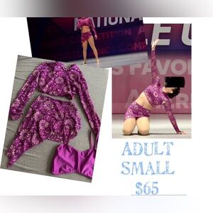 Fuchsia Dance Costume Set